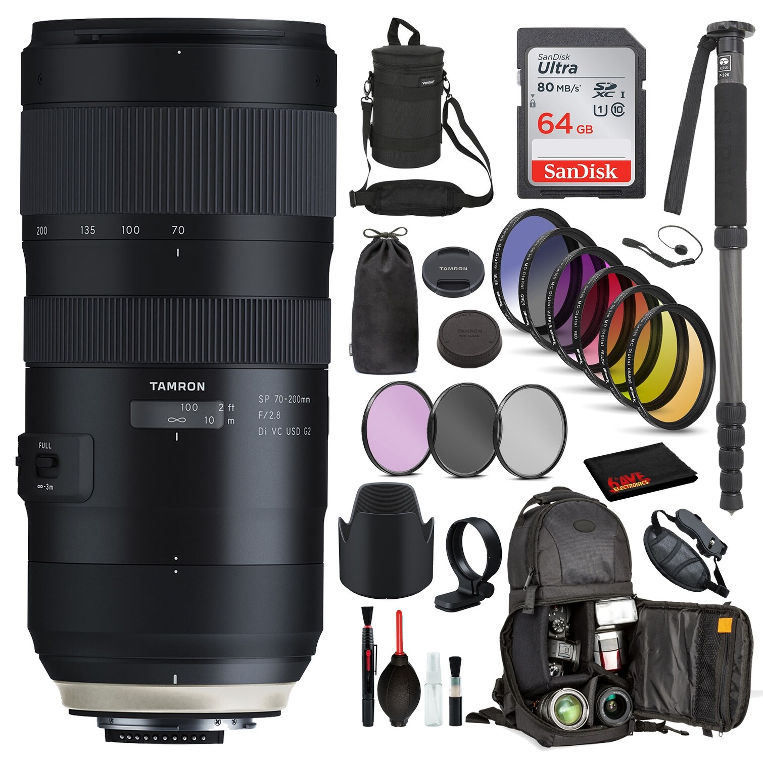 Tamron Sp 70 0mm F 2 8 Di Vc Usd G2 Lens For Canon Ef Package Deal Overstock Tamron Sp 70 0mm F 2 8 Di Vc Usd G2 Lens For Canon Ef Package Deal Overstock