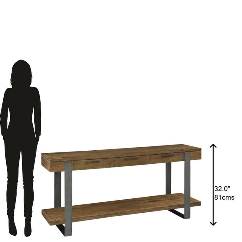 Hekman Furniture 2-shelf Solid Wood Sofa Table
