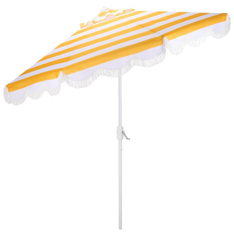 SAFAVIEH Outdoor Living Lucerna 9ft Crank Umbrella