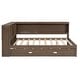 preview thumbnail 11 of 26, Full Size Wood Daybed with Storage Shelves,USB,LED Design,With Twin Size Trundle