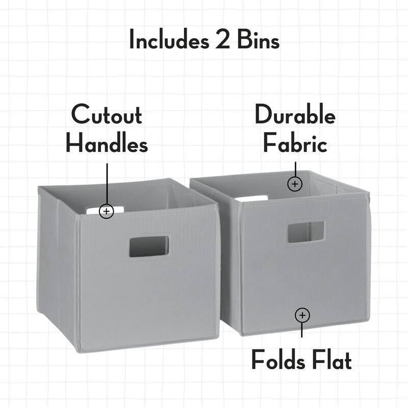 RiverRidge Kids Bookshelf and Toy Storage Organizer with 4 Racks and 2 Cubbies for Playroom, Nursery