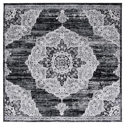 SAFAVIEH, Brentwood Annu Distressed Medallion Rug - 6'7" Square