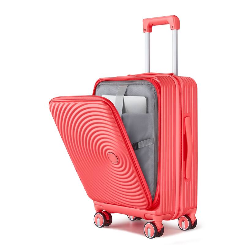 3 Piece Luggage Sets(20/24/28), Carry On Expandable Luggage, Hard Shell Lightweight Suitcase Set w/Front Pocket & Spinner Wheels