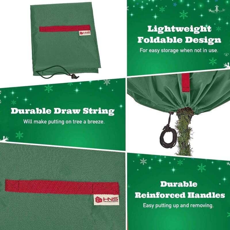 Christmas Tree Storage Bag – Premium Christmas Tree Cover Upright – Adjustable for 3 Ft trees and 4 ft trees