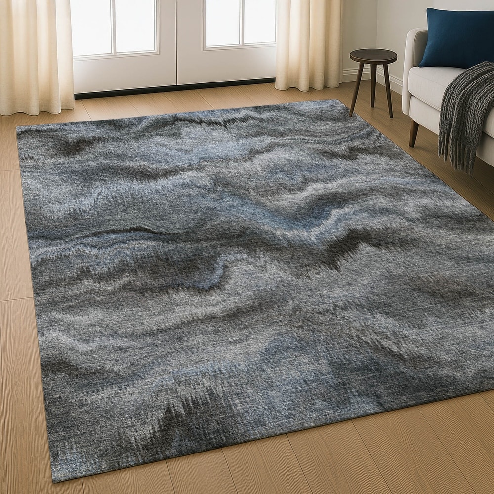 Premium Washable Super Soft Contemporary Blur Mayfield Rug