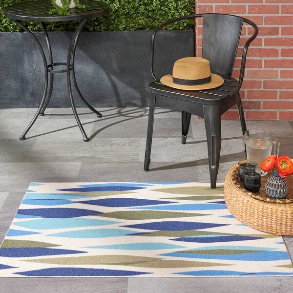 Shop Waverly Sun N Shade Modern Abstract Indoor Outdoor Area
