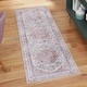 preview thumbnail 49 of 204, Gertmenian Crystal Print Washable Digital Printed Flat Pile Polyester Slip Resistant Area Rug Collection
