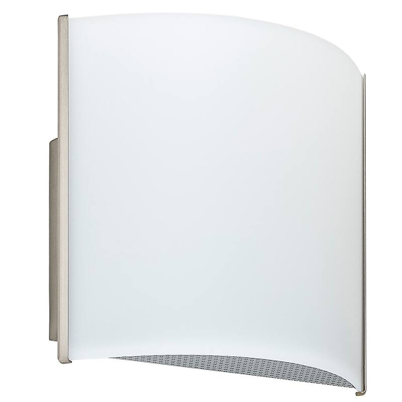LED Light Bathroom vanity lighting in Brushed Nickel - 8"W x 8"H x 3.5"D