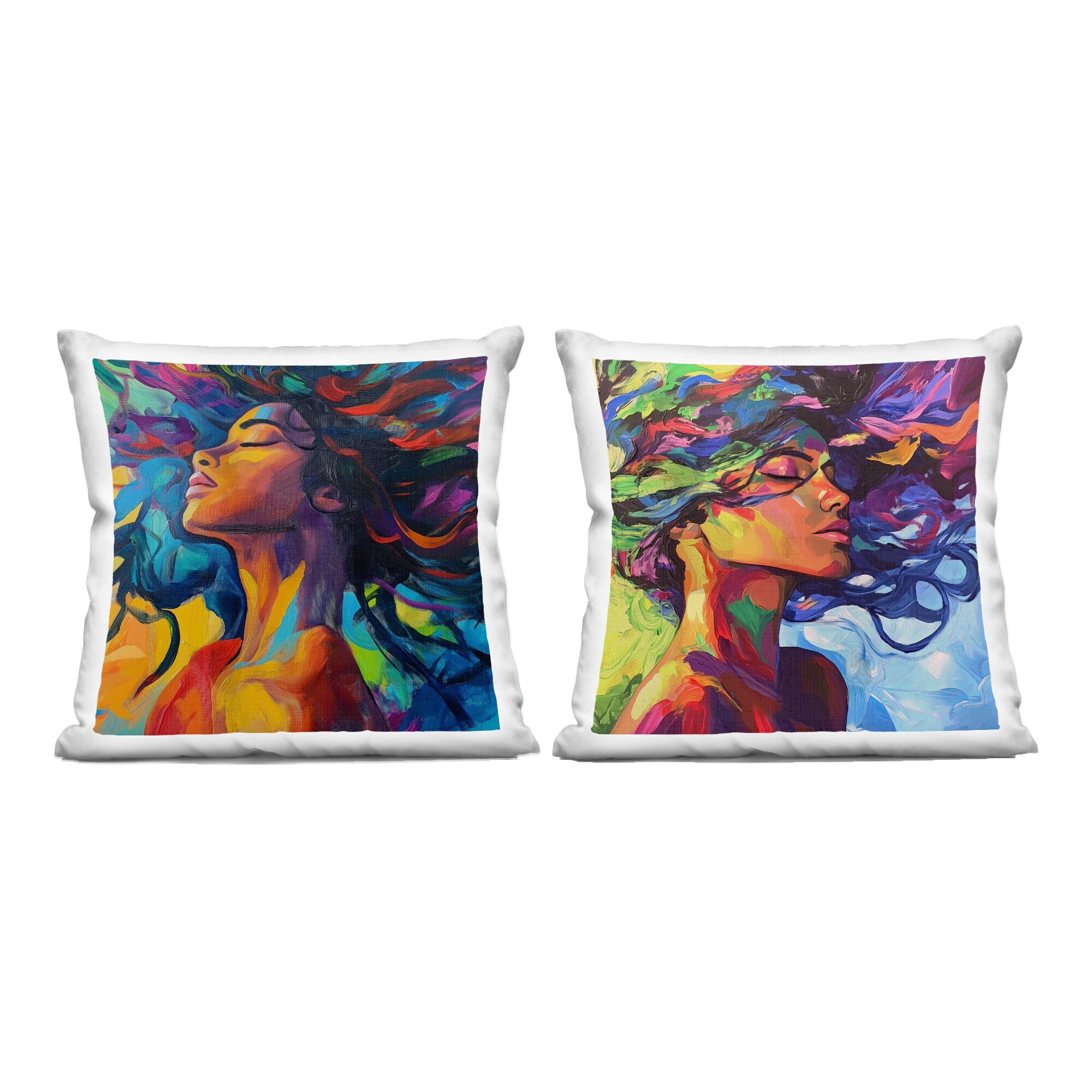 Stupell Radiant Flow Of Colors Decorative Printed Throw Pillow Design by Svetlana Aleynikova (Set of 2)