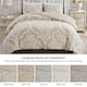 Madison Park Aeriela Tufted Cotton Chenille Damask Duvet Cover Set