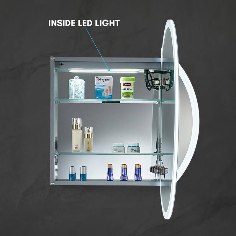 Blossom 32 Inch Round LED Medicine Cabinet