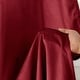 preview thumbnail 3 of 1, 55" x 108" - 1 Panel, Red Velvet Room Darkening Grommet Window Curtain Panel - 1 Panel - 55" x 108"
