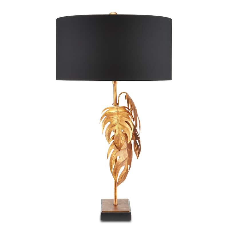 Currey & Company Irving Gold Table Lamp - 30.5"h x 19"dia