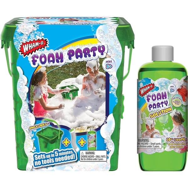 slide 2 of 6, Wham-O Foam Party Bucket Foam Maker for Kids Foam Parties Kids