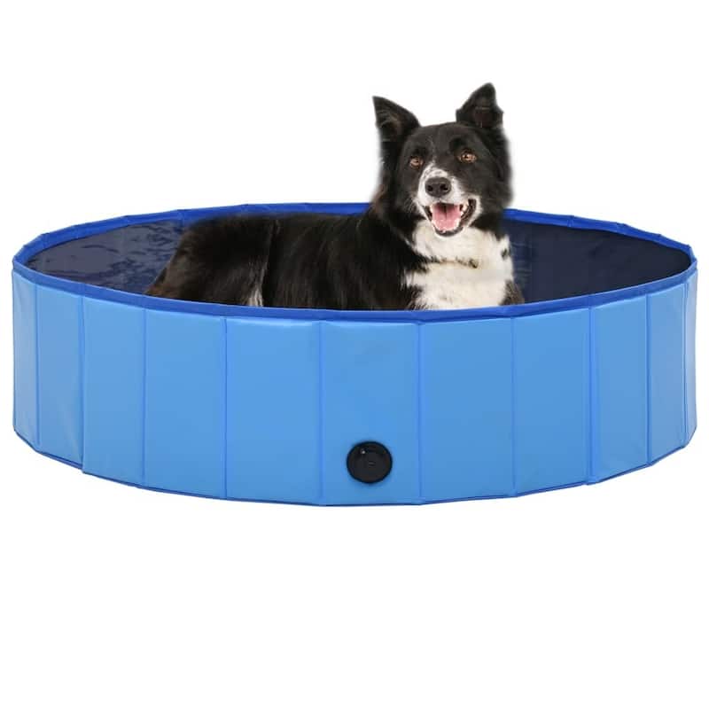 Foldable Dog Swimming Pool - 47.2" x 11.8"