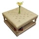 preview thumbnail 7 of 21, Cairona Tufted Textile 34-inch Shelved Ottoman Table