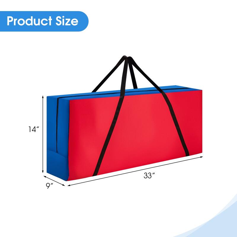 Portable Storage Bag for Jumbo 4 in a Row Connect Game with Shoulder Strap and Zipper - 33" x 9" x 14" (L x W x H)