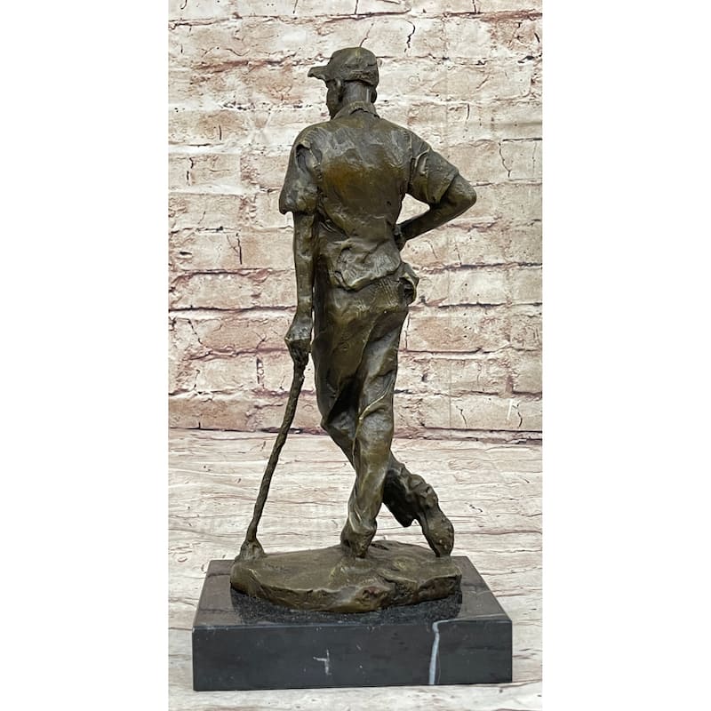 Champion Golfer Tiger Woods Bronze Sculpture Sport Trophy Statue Figurine Golf