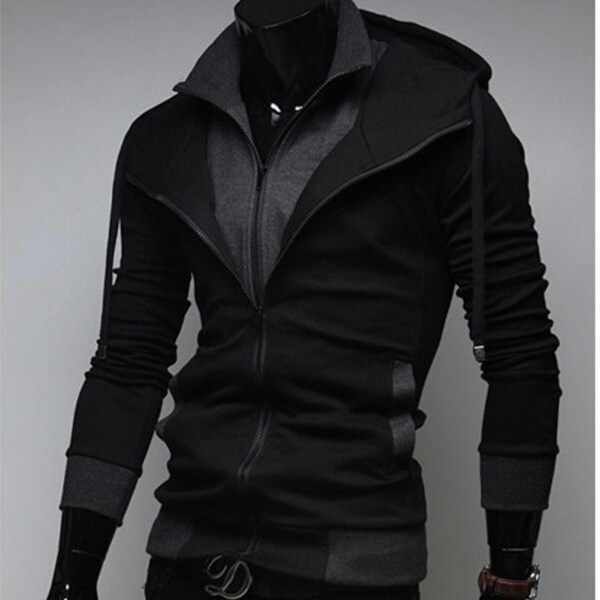cardigan over hoodie