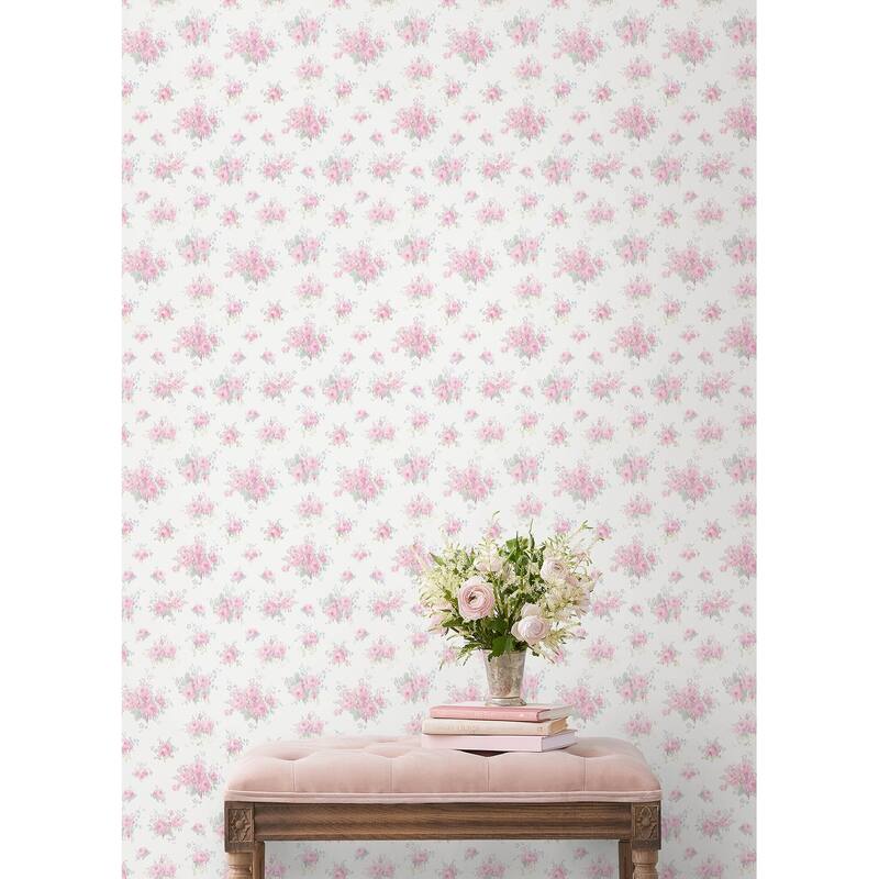 LoveShackFancy Pasadena Ikat Breezy Pastel Peel and Stick Wallpaper
