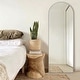 preview thumbnail 37 of 58, Arched Top Full-length Freestanding/ Leaning/ Hanging Wall Mirror Silver-59×20