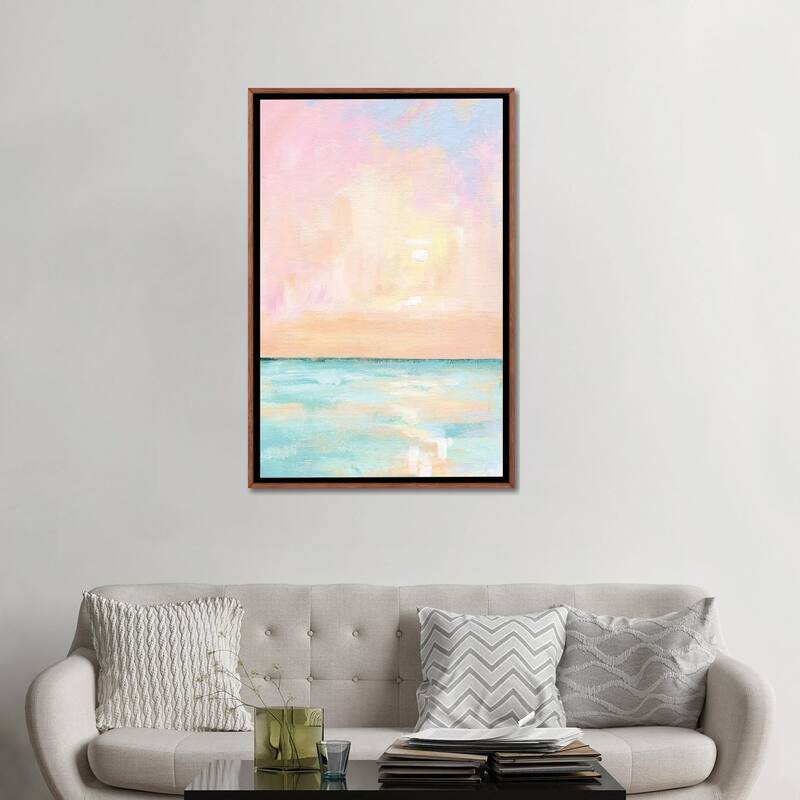 "Pastel Florida Sunset" by April Moffatt Framed
