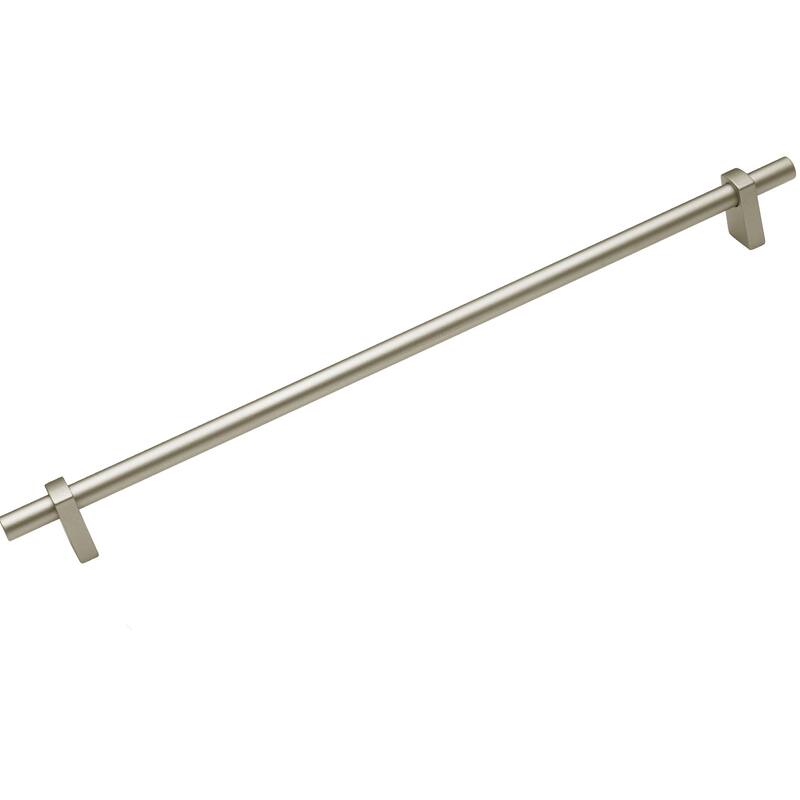 Alno Vita Bella 18" Center to Center Modern Smooth Bar Large Cabinet - Matte Nickel