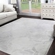 preview thumbnail 82 of 160, Superior Viking Contemporary Geometric Trellis Indoor Runner or Area Rug 6' x 9' - Cool Grey