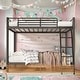 preview thumbnail 2 of 8, Twin Over Twin Size Metal Bunk Bed for Adults Teens