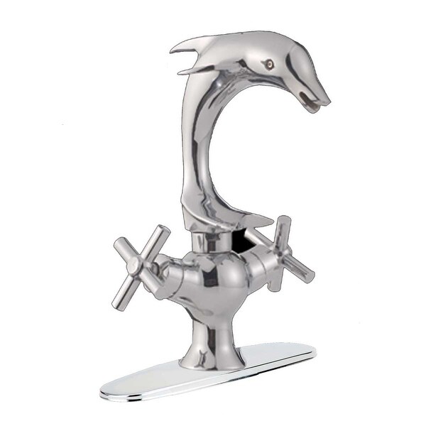 Renovators Supply 4" Elegant Centerset Bathroom Faucet Chrome Plating