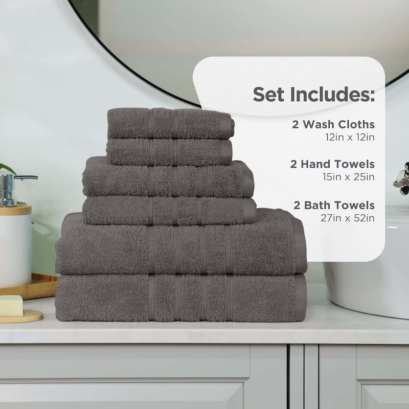 Martex Ultimate Solid 6 Piece Towel Set