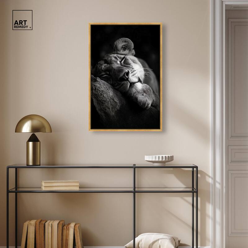 Resting Predator Canvas by Art Remedy