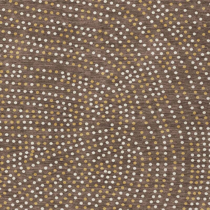 HomeRoots Polka Dot Transitional Rectangle Outdoor Rug