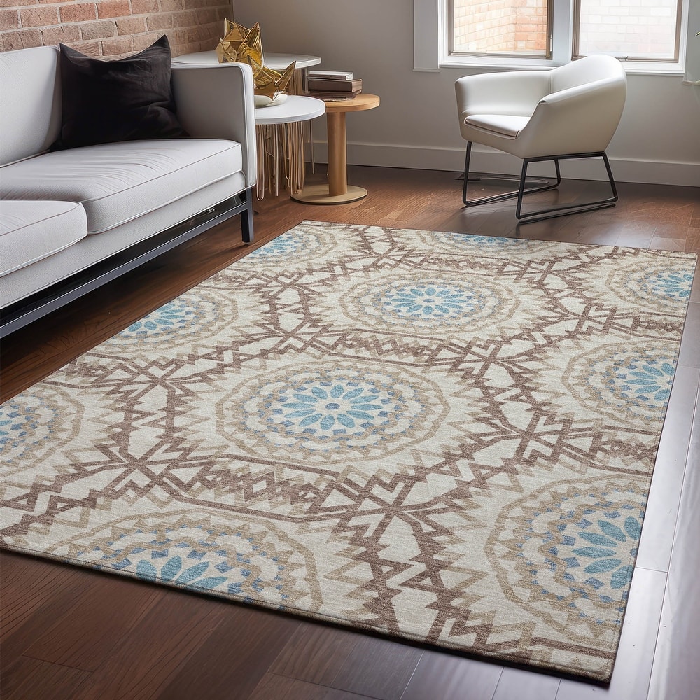 Premium Washable Super Soft Boho Global Mayfield Rug