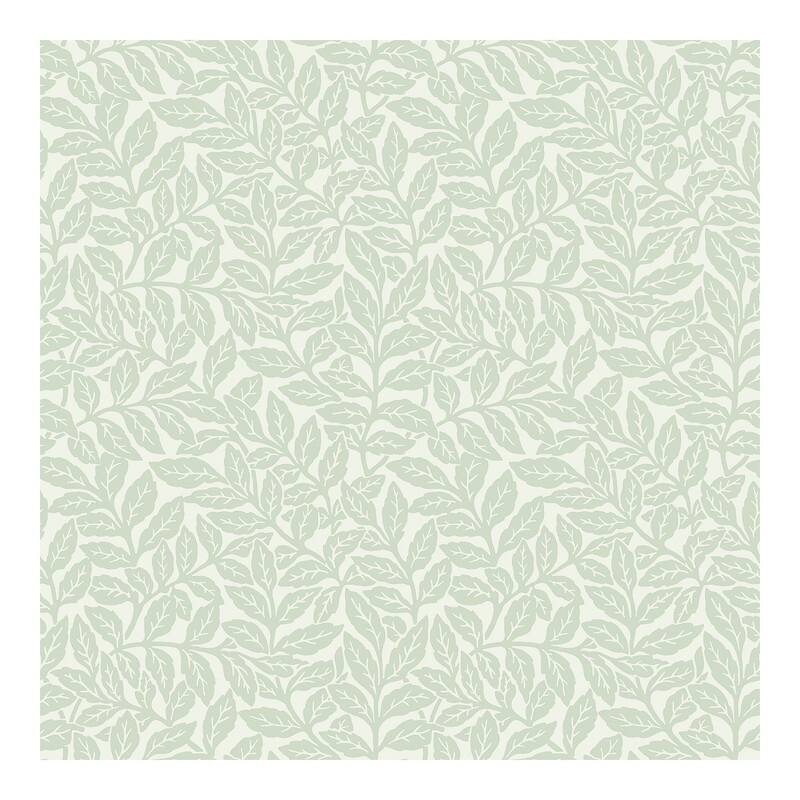 Crown Ashe Light Green Trails Wallpaper - 20.5 x 396 x 0.025