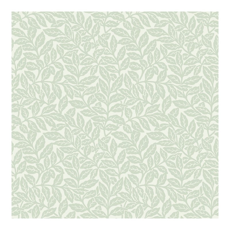 Crown Ashe Light Green Trails Wallpaper - 20.5 x 396 x 0.025