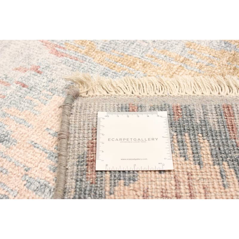 ECARPETGALLERY Hand-knotted Heritage Grey Silk Rug - 5'5 x 7'8