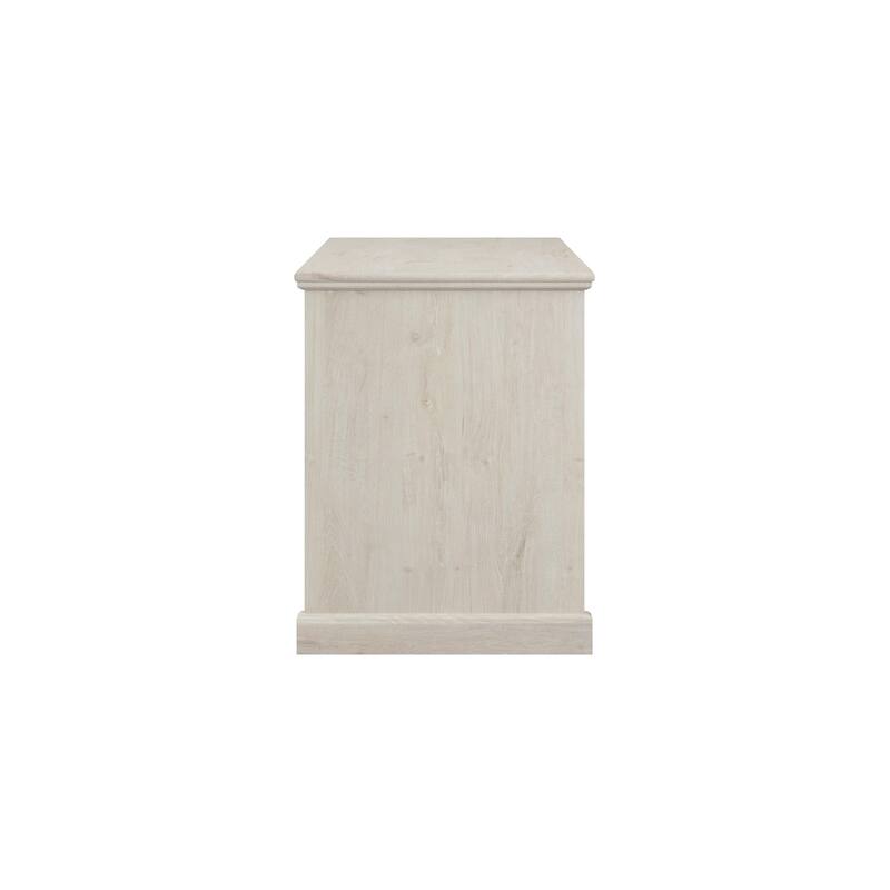 Lennox 60W Farmhouse Desk with Storage Cabinet by Bush Furniture