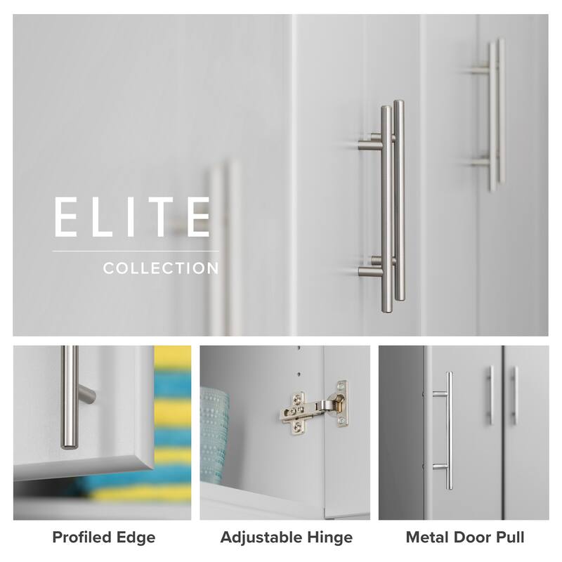 Prepac Elite Armoire Wardrobe Closet Cabinet with Hanging Rail
