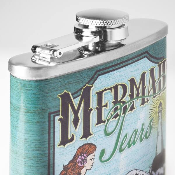 8oz Mermaid Tears Stainless Steel Flask 8oz Mermaid Tears Stainless Steel Flask