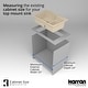 preview thumbnail 54 of 60, Karran 33" Top Mount Large/Small Bowl Quartz Kitchen Sink Kit - 33" x 22" x 9"