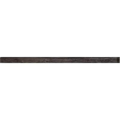 Apollo tile 0.5" x 12" Montana Glossy Wood Brown Glass Tile (0.5 sq ft/case) - 10 Pack