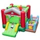preview thumbnail 3 of 6, 4-in-1 Inflatable Bounce House with Basketball Hoop and 480W Blower - 10.9 ft x 10.7 ft x 6.9 ft
