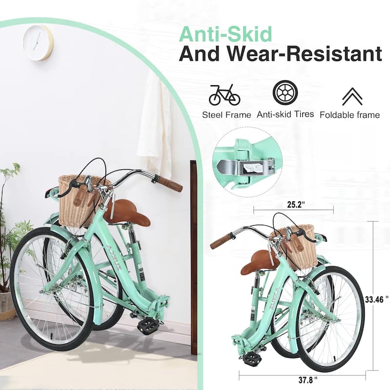 26 Inch Single Speed Folding Lady Bike