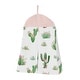 preview thumbnail 5 of 4, Sweet Jojo Designs Pink and Green Boho Watercolor Cactus Floral Collection Girl 4-piece Bumperless Crib Bedding Set
