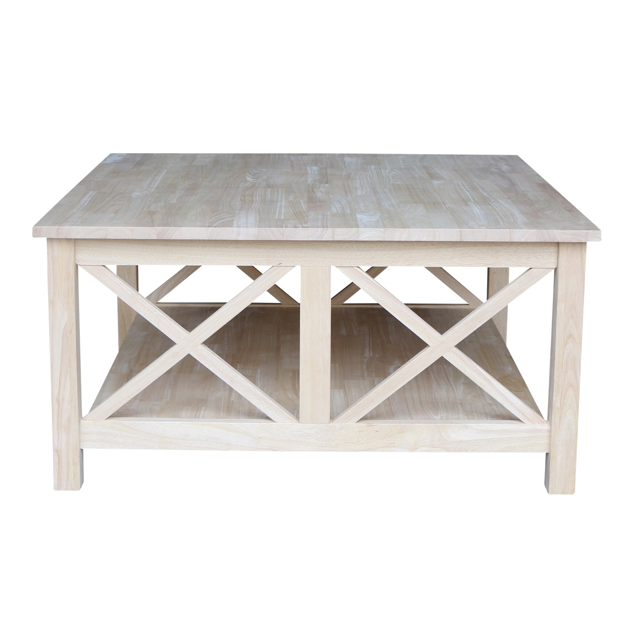 hampton unfinished coffee table