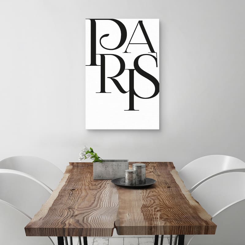 Paris by Joni Whyte Canvas Art Print