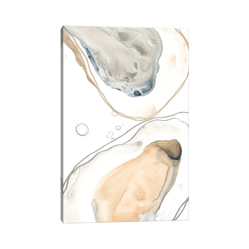 iCanvas "Ocean Oysters IV" by June Erica Vess Canvas Print