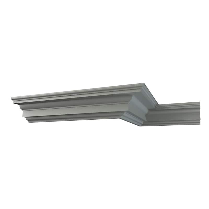 7 3/8"H x 9 5/8"P x 12"F x 96"L Ethan Crown Moulding - 1-Pack