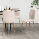 preview thumbnail 36 of 52, Carson Carrington Upholstered Dining Chair Golden Leg (Set of 4)